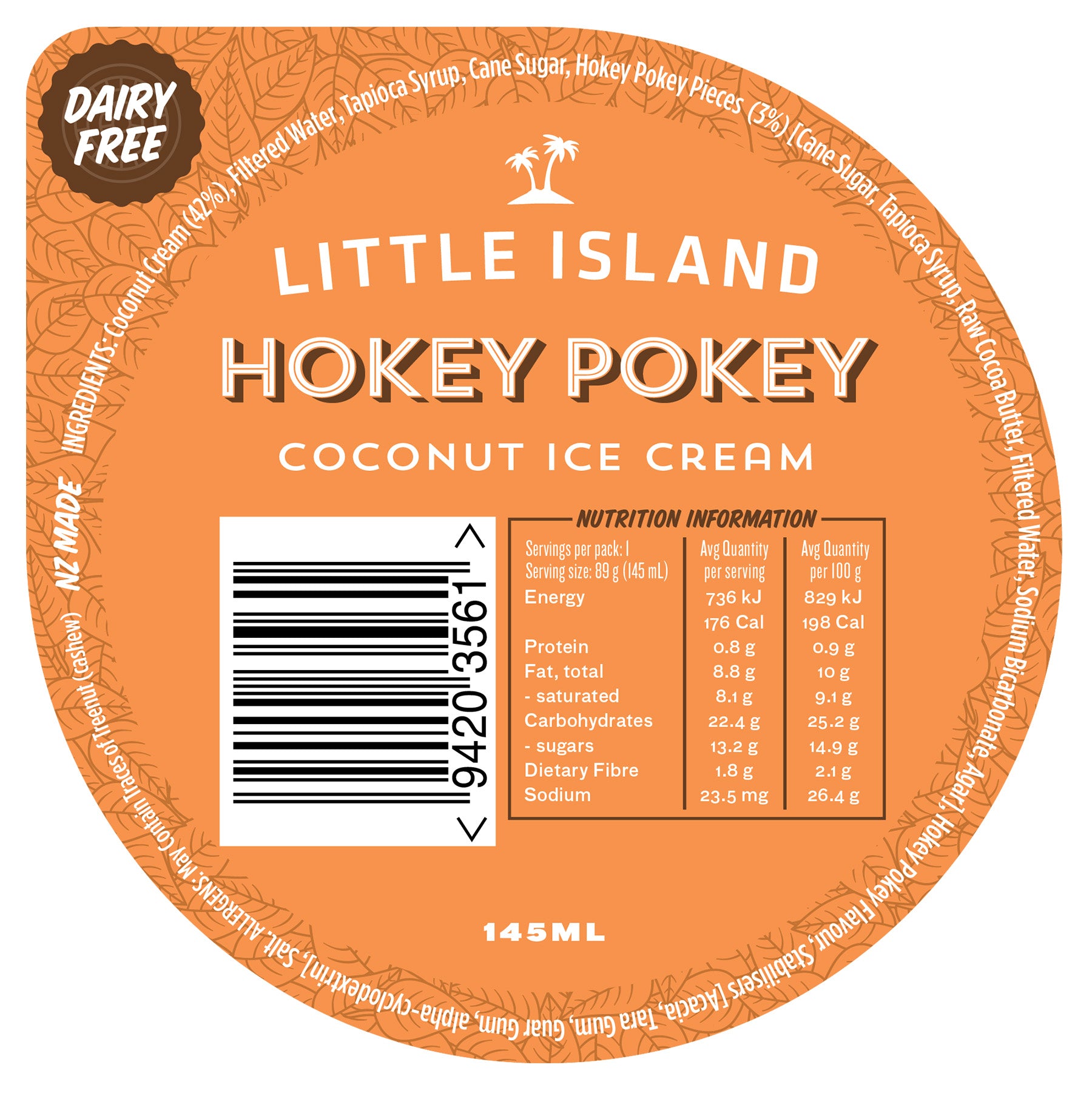 Hokey Pokey 145ML Ice Cream